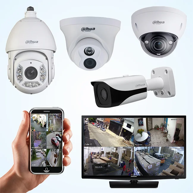 Cámaras de seguridad y vigilancia IP y HD. Sistemas de cámaras IP y HD