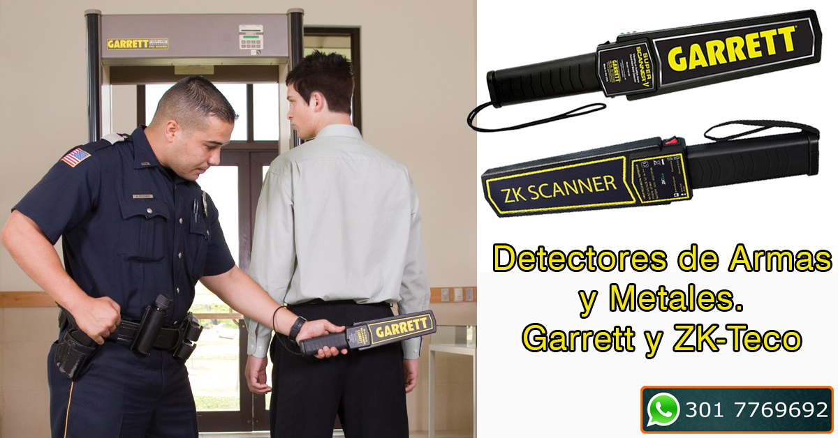 Detector de metales SuperScanner de Garret. Detector de mano para seguridad.